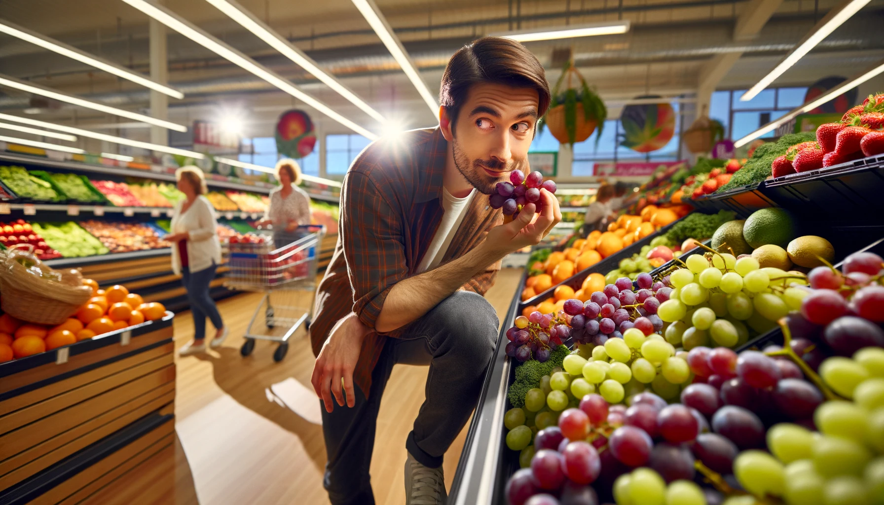 Essen im Supermarkt: Strafbar?